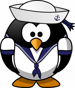 Clipart - Sailor penguin