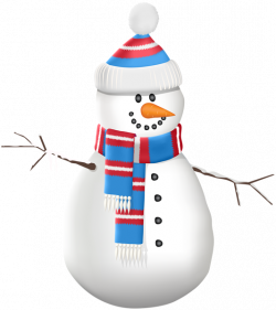 Snowman Hat and Scarf Transparent Clip Art Image | Gallery ...