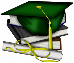 graduation clipart – green and gold hat – John F. Kennedy High ...