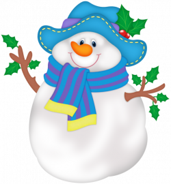 Snowman PNG with Blue Hat | clip art | Pinterest | Snow men, Snowman ...