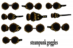 Steampunk Goggles png by mysticmorning on DeviantArt