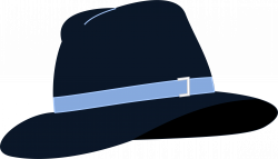 Clipart - Fedora Hat