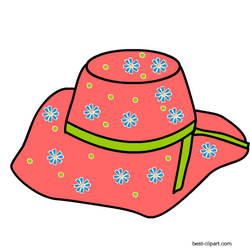 Summer hat free clip art | Free Clip Art for Teachers ...