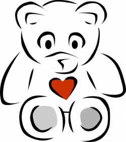 Teddy Bear Clipart Heart | Clipart Panda - Free Clipart Images