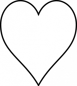 Thin Stroke Heart Clip Art at Clker.com - vector clip art online ...