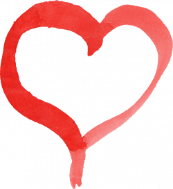 15 Red Watercolor Heart (PNG Transparent) | OnlyGFX.com