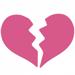Pink Broken Heart PNG Clipart #45716 - Free Icons and PNG Backgrounds
