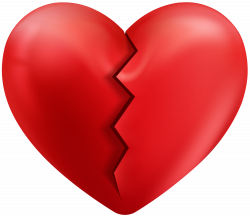 Cracked Heart Transparent PNG Clip Art Image | Gallery Yopriceville ...