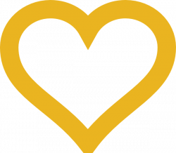 Gold Heart Clip Art at Clker.com - vector clip art online, royalty ...