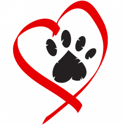28+ Collection of Dog Paw Heart Clipart | High quality, free ...