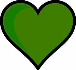 Green Heart Clip Art at Clker.com - vector clip art online, royalty ...