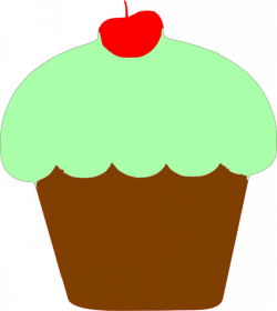 Mint Cupcake Clip Art at Clker.com - vector clip art online, royalty ...