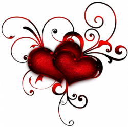 Red Heart Deacoration PNG Clipart | Gallery Yopriceville - High ...