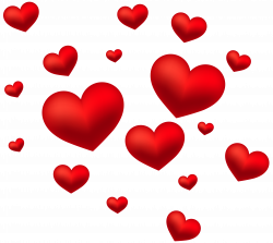 Hearts Decoration Transparent PNG Clip Art Image | Gallery ...