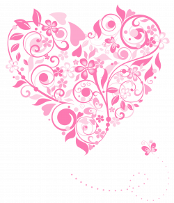 Transparent Pink Heart Decoration PNG Picture | Gallery ...