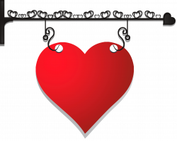 Decorative Heart Hanger PNG Clipart Picture | Gallery Yopriceville ...
