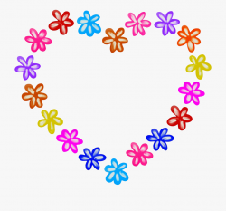 Heart Flower Clipart At Getdrawings - Heart With Flowers ...