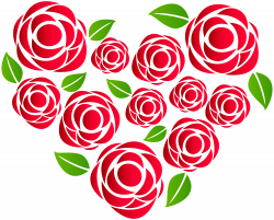 Heart of Roses Transparent PNG Clip Art | Gallery Yopriceville ...