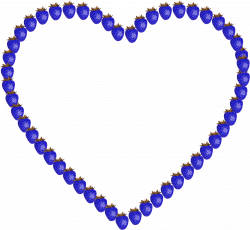 Clipart - Blue Strawberry Heart