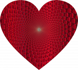 Clipart - Prismatic Hearts Vortex Heart 15