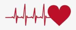 Heart❤️beat Sticker - Heart With Heartbeat Silhouette ...