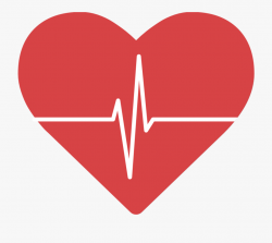 Heartbeat - Heart With Heartbeat Logo #1496780 - Free ...