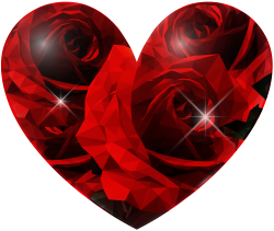 Rose Heart PNG Clip Art Image | Gallery Yopriceville - High-Quality ...