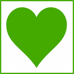 Green Heart Icon Clip Art at Clker.com - vector clip art online ...