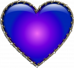 Clipart - Know Jesus Know Peace Heart Blue