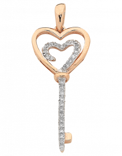 Heart Key PNG Clipart | PNG Mart
