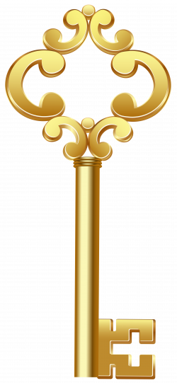 Gold Key PNG Clip Art - Best WEB Clipart