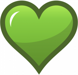 yellowgreen heart | Green Heart Icon OCAL Favorites Icon Selected ...
