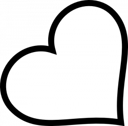 Heart Outline Clipart Black And White | Clipart Panda - Free Clipart ...
