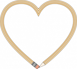 Clipart - Pencil Heart