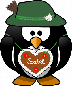 Clipart - Penguin from the Alps