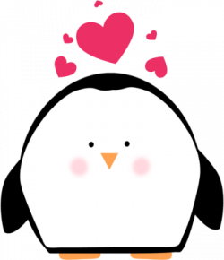 Penguin Valentine Hearts Clip Art - Penguin Valentine Hearts ...