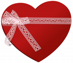 Heart with Heart Ribbon PNG Clip Art Image | Gallery Yopriceville ...