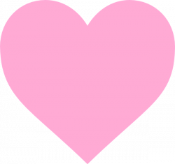 Simple Pink Heart Clip Art at Clker.com - vector clip art online ...