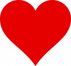 Simple Red Heart Clip Art at Clker.com - vector clip art online ...