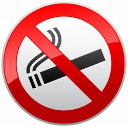 No Smoking Prohibition Sign PNG Clipart Image - Best WEB Clipart