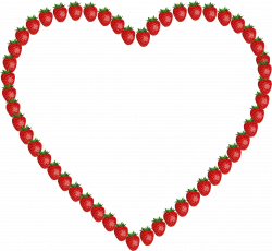Clipart - Strawberry Heart 2
