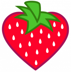 Heart-Shaped Strawberry Cutie Mark [Request] by Lahirien on DeviantArt