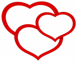 Transparent Red Triple Hearts PNG Clipart Picture | Ramen | Pinterest