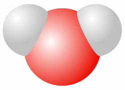 Clipart - Water molecule