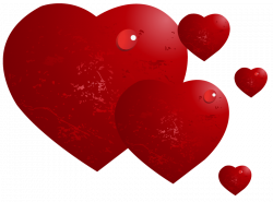Red Hearts with Water Drops PNG Picture | Gallery Yopriceville ...