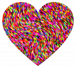 Clipart - Heart Waves Psychedelic