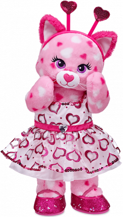 BABW Huggable Hearts Kitty Dressed Clipart by SallyFinkelstein13 on ...