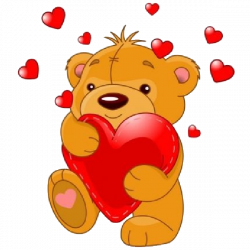 Cute-Bear-With-Red-Love-Hearts_1.png 600×600 pikseli | Na bloga ...