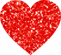 Clipart - Ruby Gemstone Heart