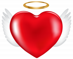 Angel Heart PNG Clip Art Image | Gallery Yopriceville - High ...
